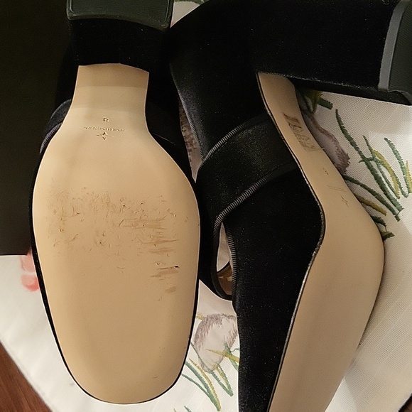Tuckernuck Black Velvet Heels - Picture 5 of 12